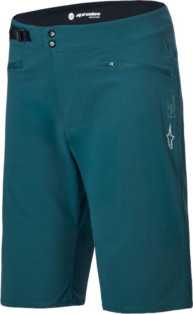 Alpinestars Men's Green A-Dura Bicycle Shorts, For Size 36