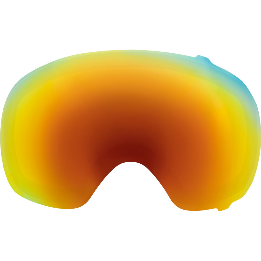 FXR Maverick Clearidium Lentille de remplacement miroir, rouge-jaune-orange pour Hommes