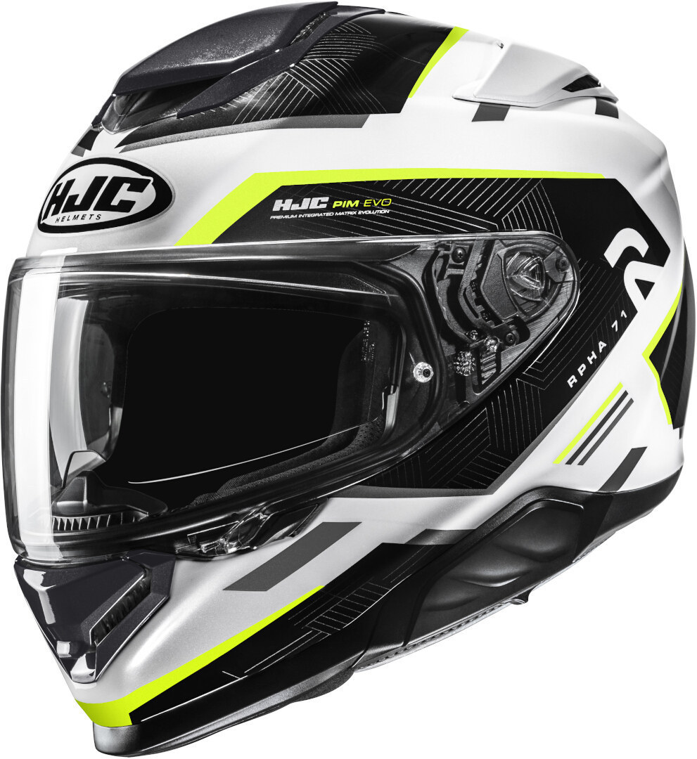 HJC RPHA 71 Ellon Шлем Белый/Черный/Желтый S (55/56) 