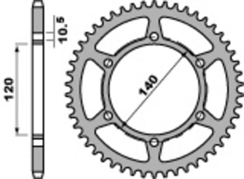 PBR Couronne acier standard - 520
