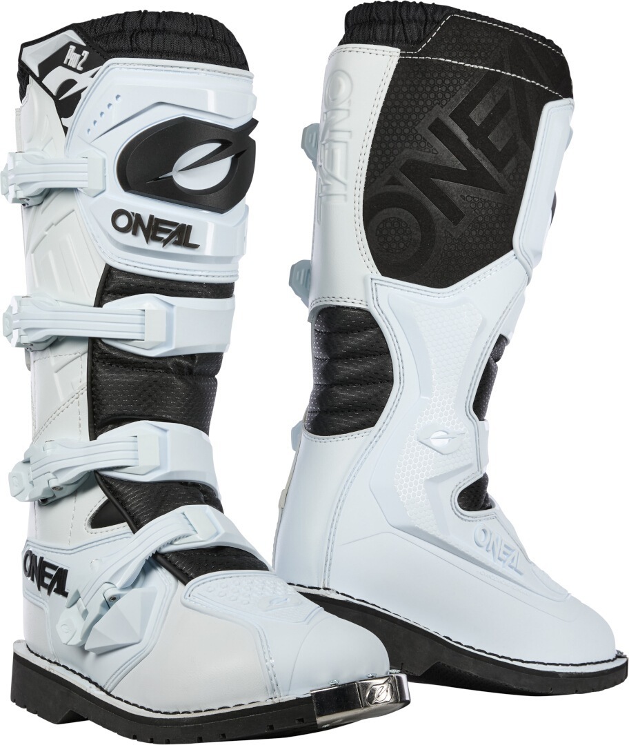 Oneal Rider Pro 2 Motocross Boots, White, Size 46 For Men