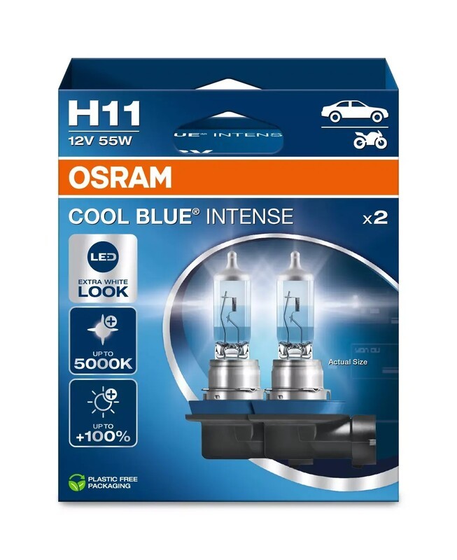 OSRAM Cool Blue Intense Lampa H11 12V/55W - x2