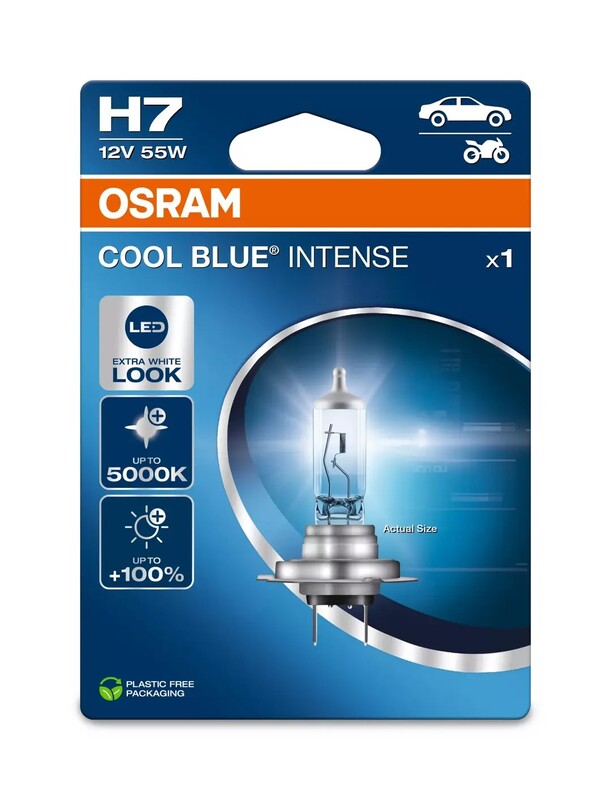 OSRAM Cool Blue Intense Glühbirne H7 12V/55W - X1, weiss