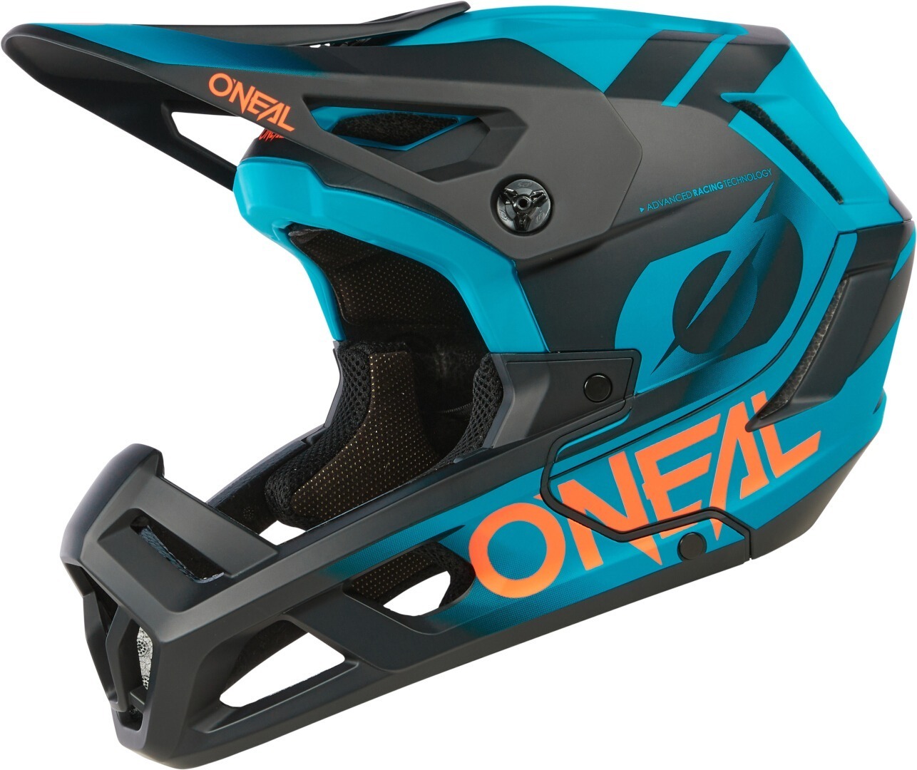 Photos - Bike Helmet ONeal SL1 Strike Downhill Helmet, black-blue, Size S for Men 