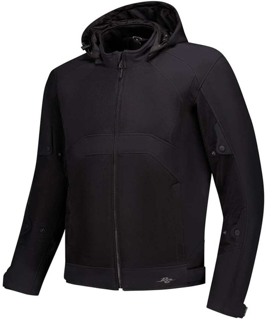 Rusty Stitches Felix Blouson textile de moto, noir, taille S pour Hommes