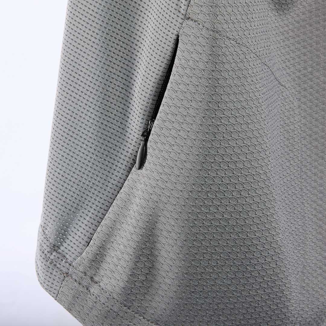 Side view of Oneal Pin It Short Sleeve Bicycle Jersey, grey, Size L for Men