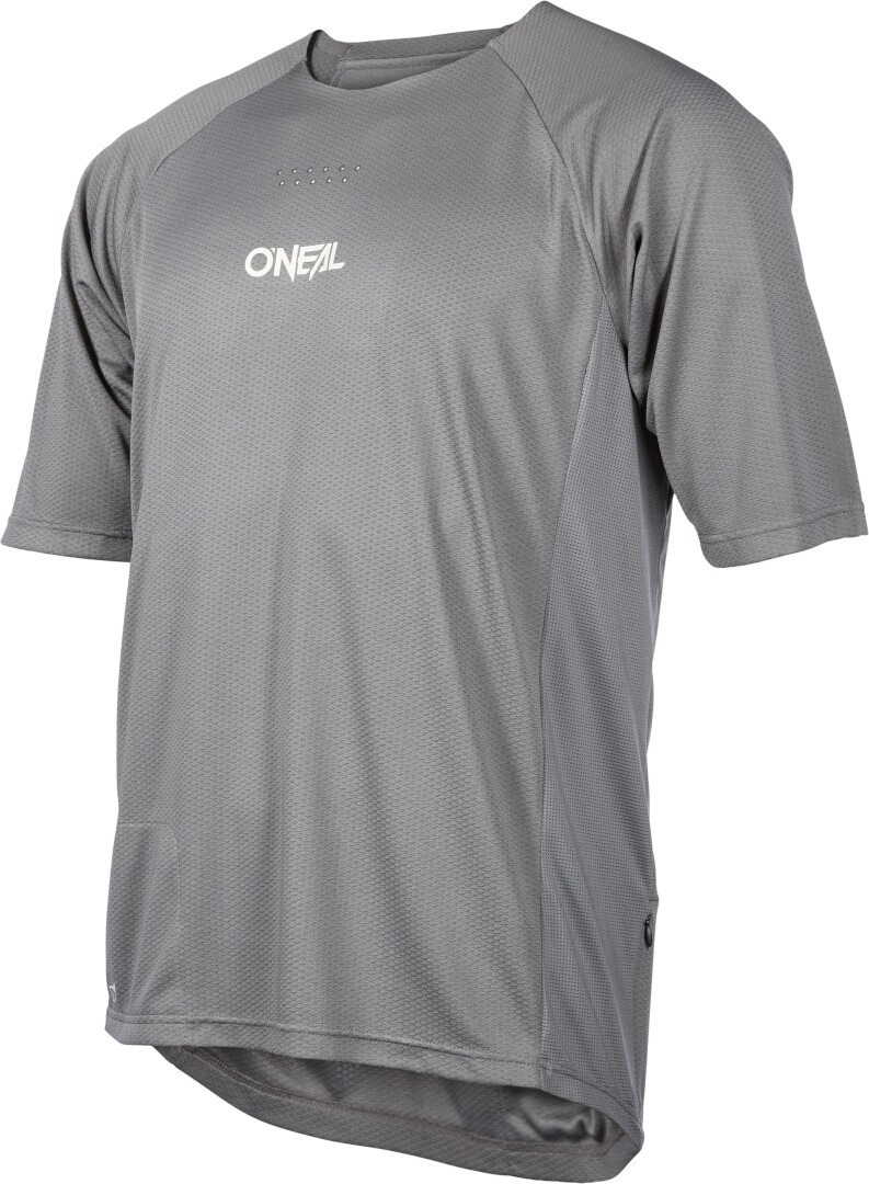 Oneal Pin It Short Sleeve Bicycle Jersey, grey, Size L for Men-image-1455281851