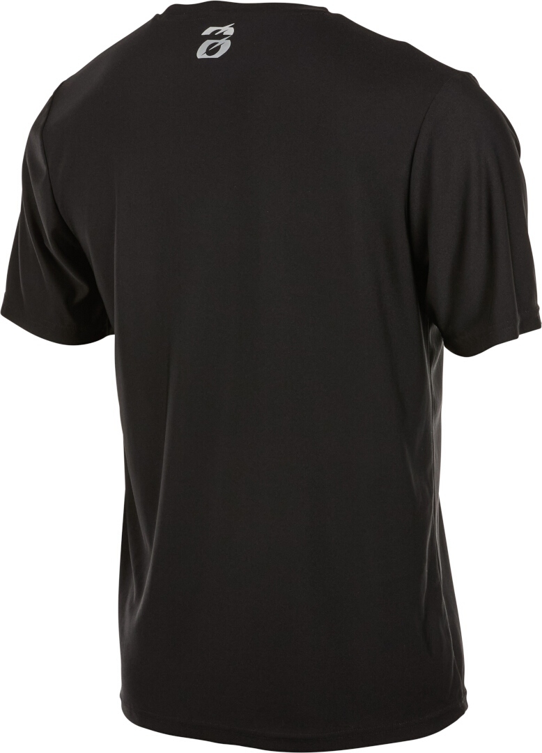 Side view of Oneal Slickrock Static Short Sleeve Bicycle Jersey, black, Size S for Men