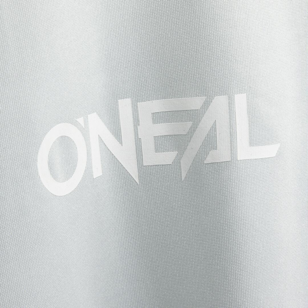 Side view of Oneal Slickrock Classic Short Sleeve Bicycle Jersey, grey, Size S for Men