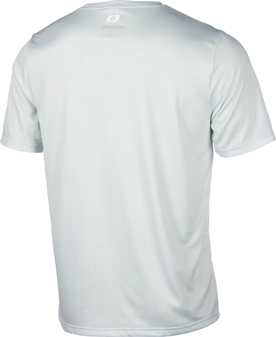 Side view of Oneal Slickrock Classic Short Sleeve Bicycle Jersey, grey, Size S for Men