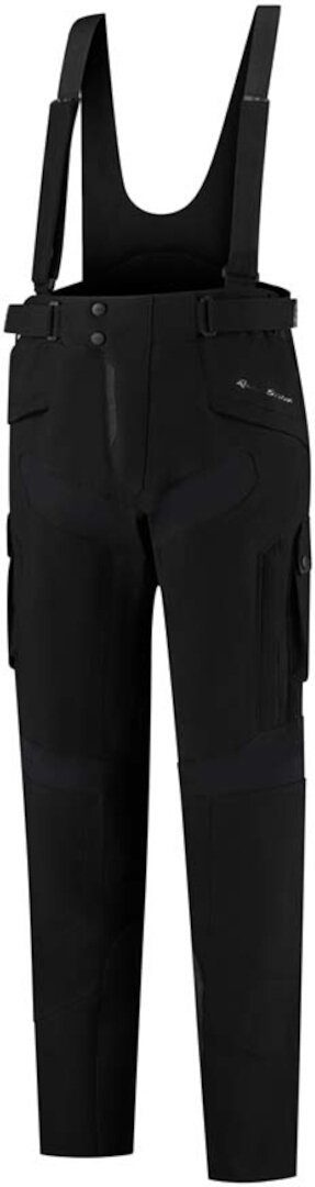 Rusty Stitches Kane Pantalon textile de moto imperméable, noir, taille 4XL pour Hommes