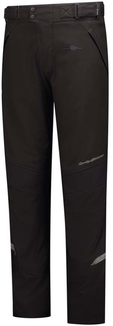Rusty Stitches Nero Pantalon textile de moto imperméable, noir, taille 3XL pour Hommes