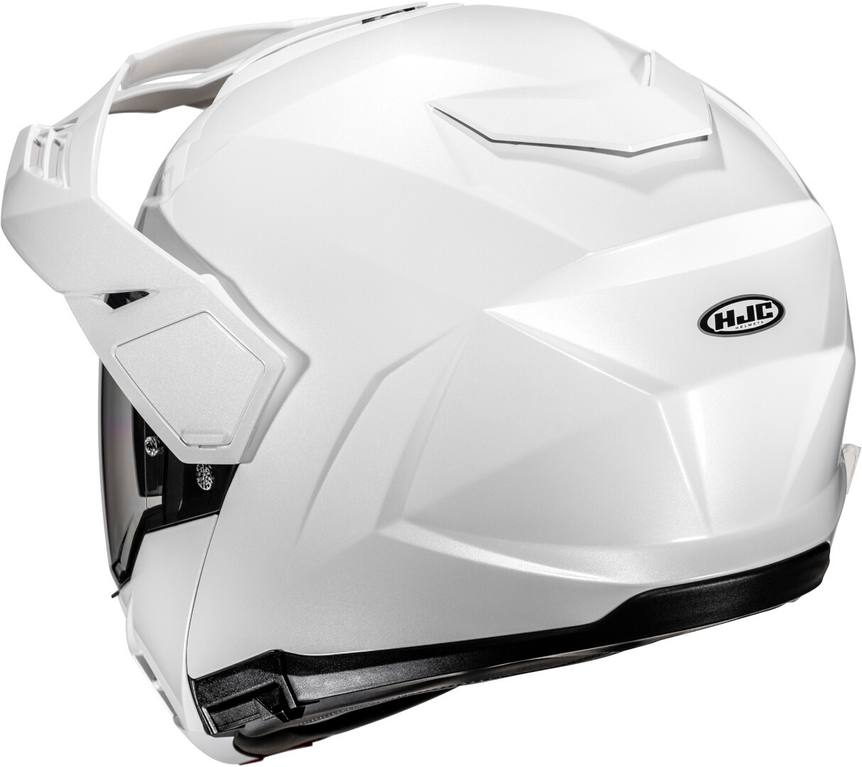 Side view of HJC i80 Solid Helmet, white, Size XL for Men