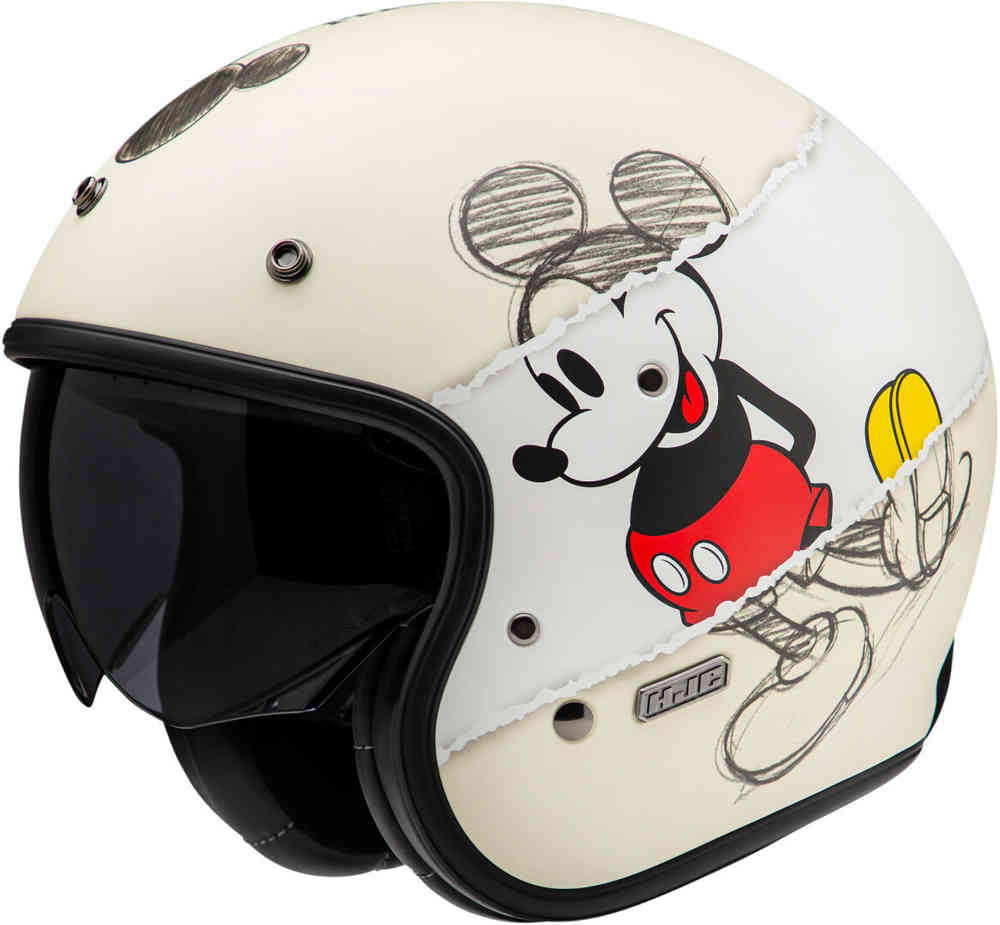 HJC V31 Disney Mickey Sketch Реактивный шлем