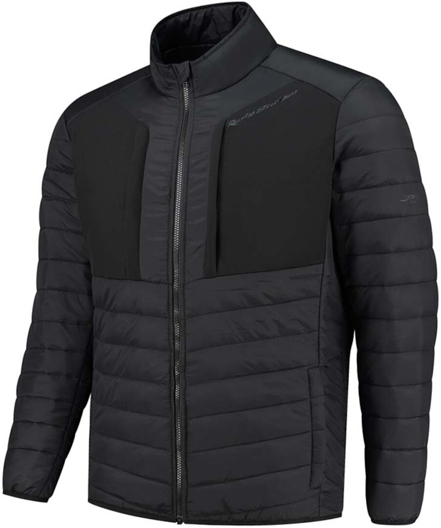 Rusty Stitches Thomson Midlayer Funktionsjacke, schwarz, Größe S für Männer