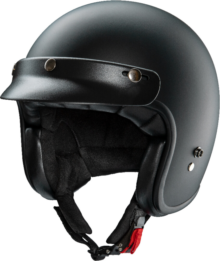 Redbike RB-720 Basic Casque jet, noir, taille 2XL pour Hommes