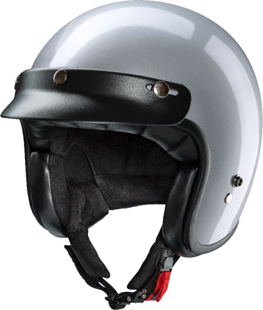 Redbike RB-720 Basic Casque jet, argent, taille 2XL pour Hommes