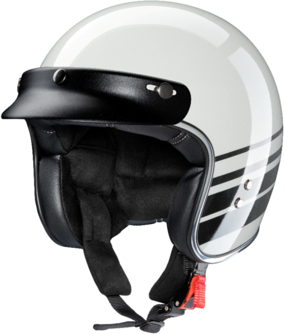 Redbike RB-805 Highway Casque jet, noir-gris, taille 2XL pour Hommes
