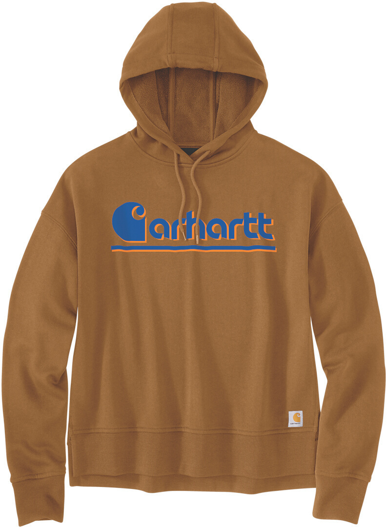 Carhartt Loose Fit Fall Graphic Sweat à capuche pour femme, brun, taille XL pour Femmes