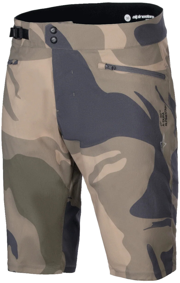 Alpinestars Men's Multicolored A-Dura Liner Camo Bicycle Shorts, Size 30 For