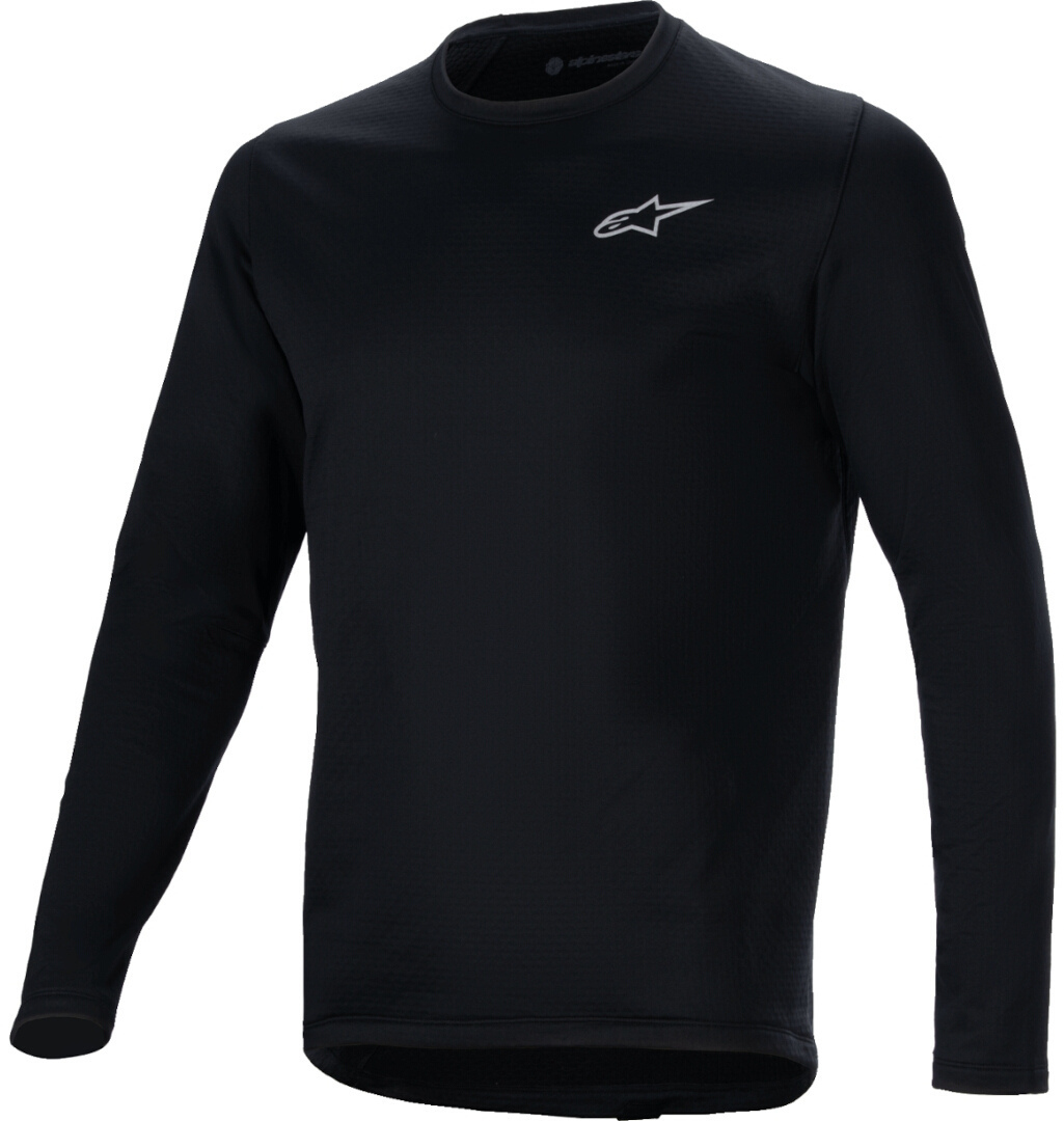 Alpinestars A-Dura Thermal Long Sleeve Bicycle Jersey, black, Size 2XL for Men-image-1024672134