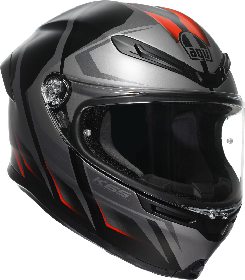 AGV K6 S Karve Шлем Черный матовый/Серый/Красный XXL (63/64) 