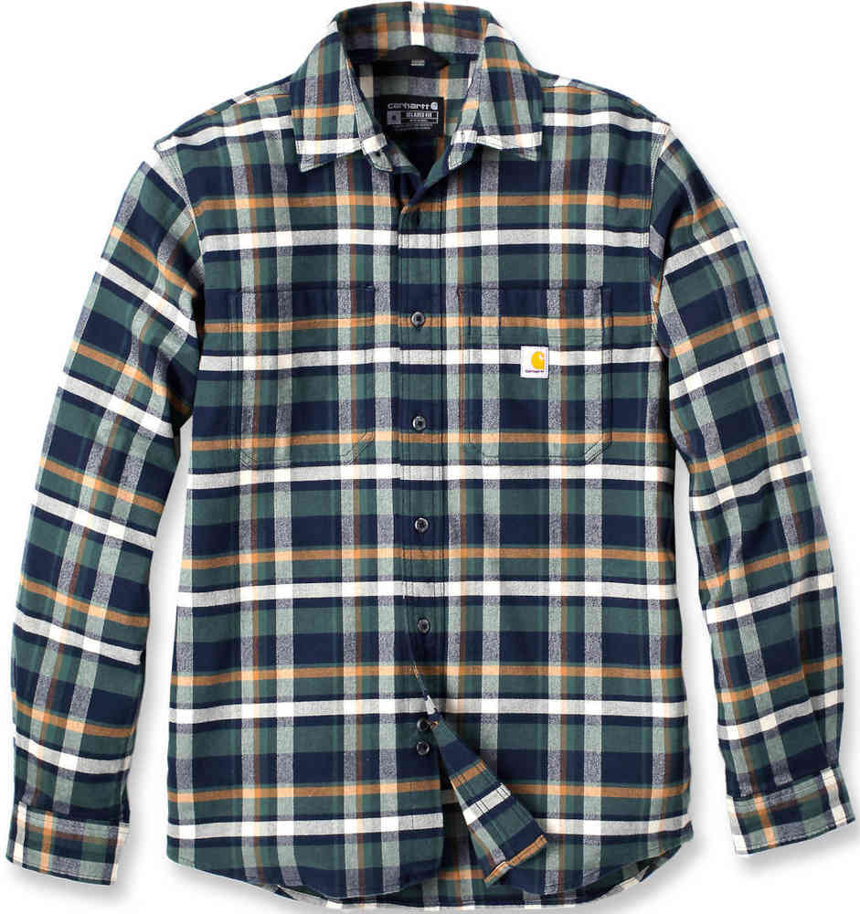 Carhartt Rugged Flex Relaxed Fit Midweight Flannel Long-Sleeve Plaid Рубашка