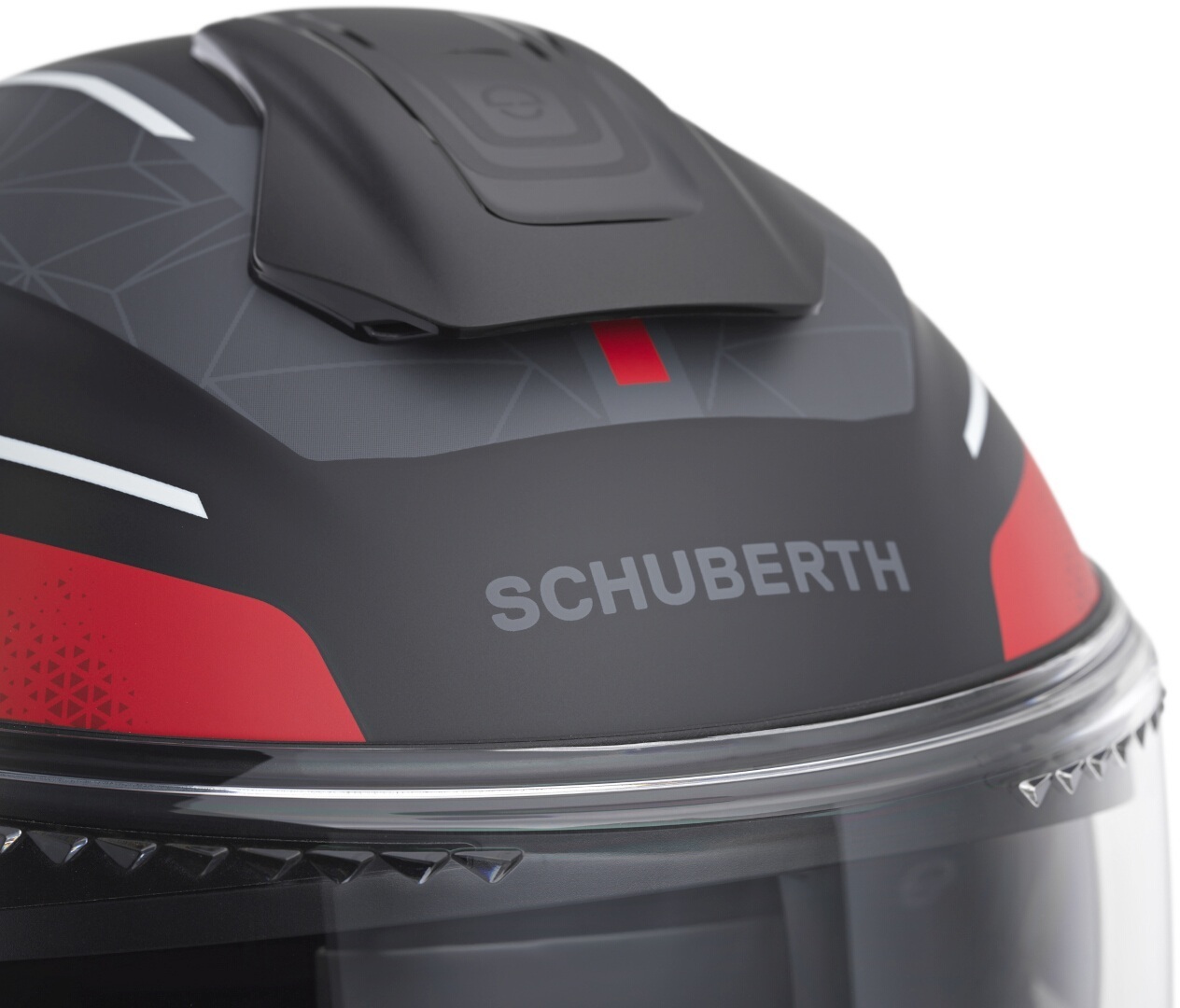 Side view of Schuberth J2 Sigma Jet Helmet, black-grey-red, Size 3XL for Men