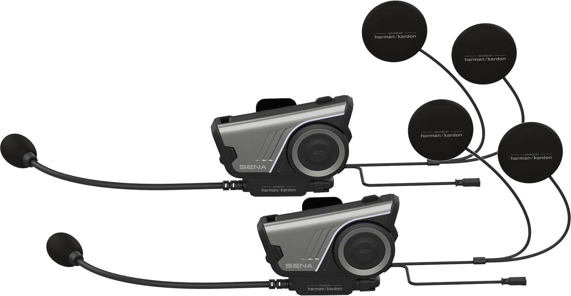 Sena Unisex 60S Sound By Harman Kardon Bluetooth Communication System Double Set
