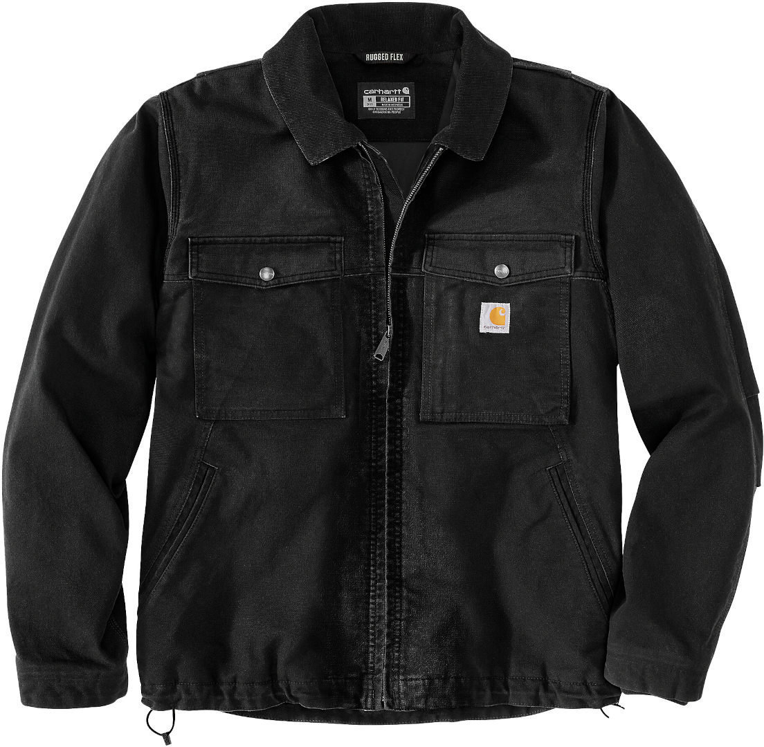 Carhartt Montana Rugged Flex Relaxed Fit Duck Insulated Куртка Черный M 