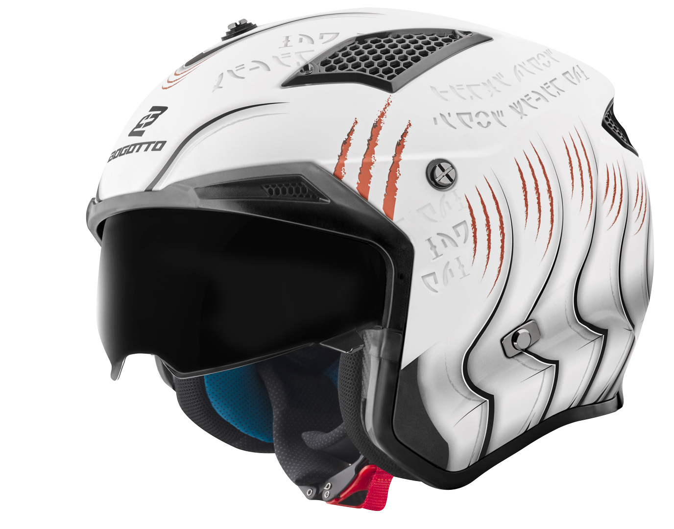 Side view of Bogotto Radic Waheela 22.06 Helmet, white, Size L for Men