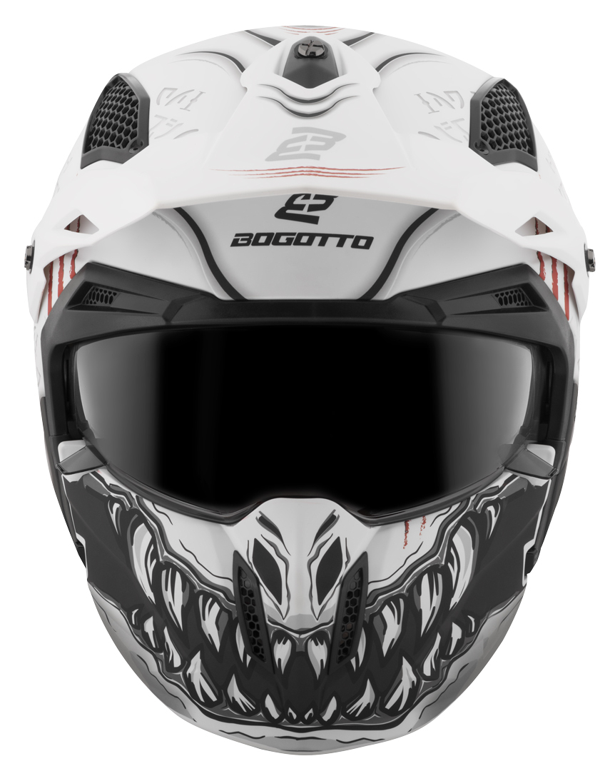 Side view of Bogotto Radic Waheela 22.06 Helmet, white, Size L for Men