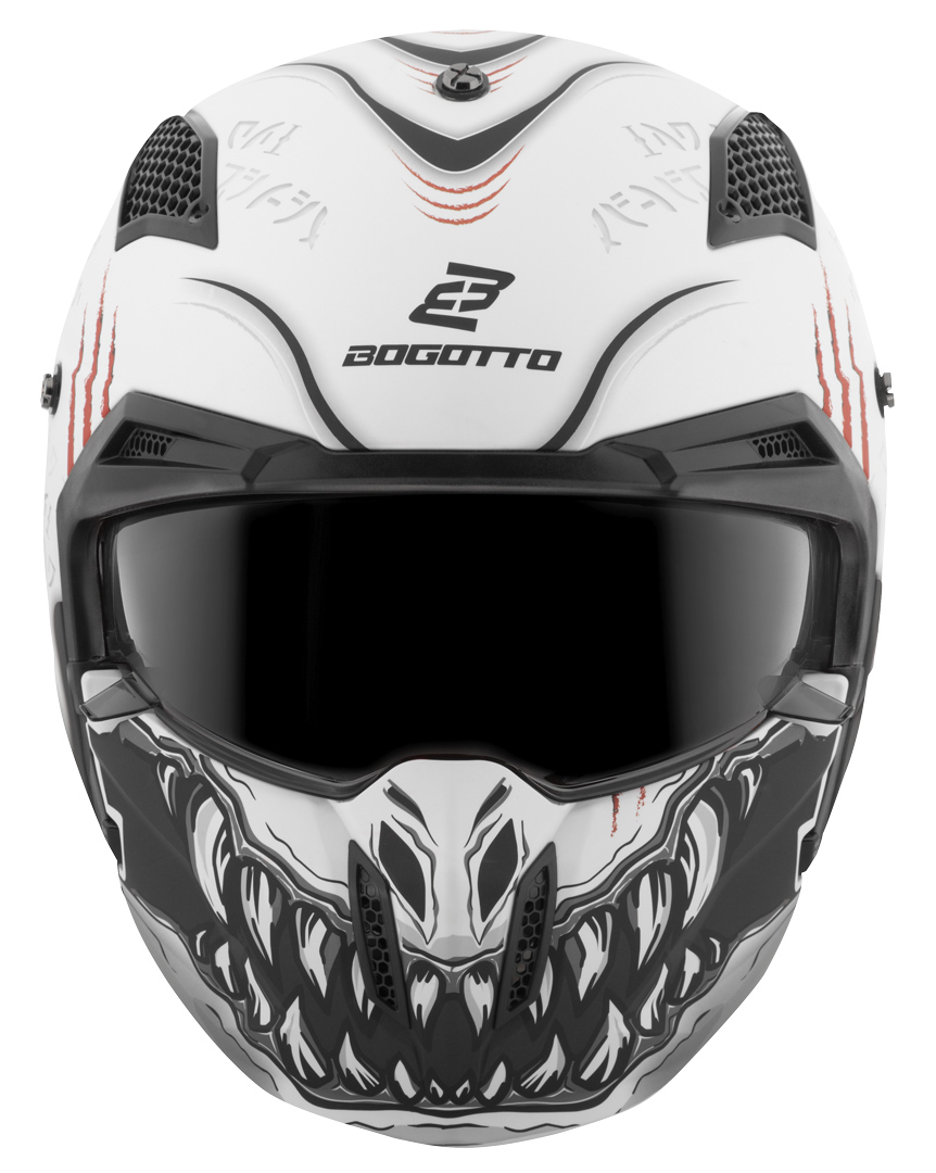 Side view of Bogotto Radic Waheela 22.06 Helmet, white, Size L for Men