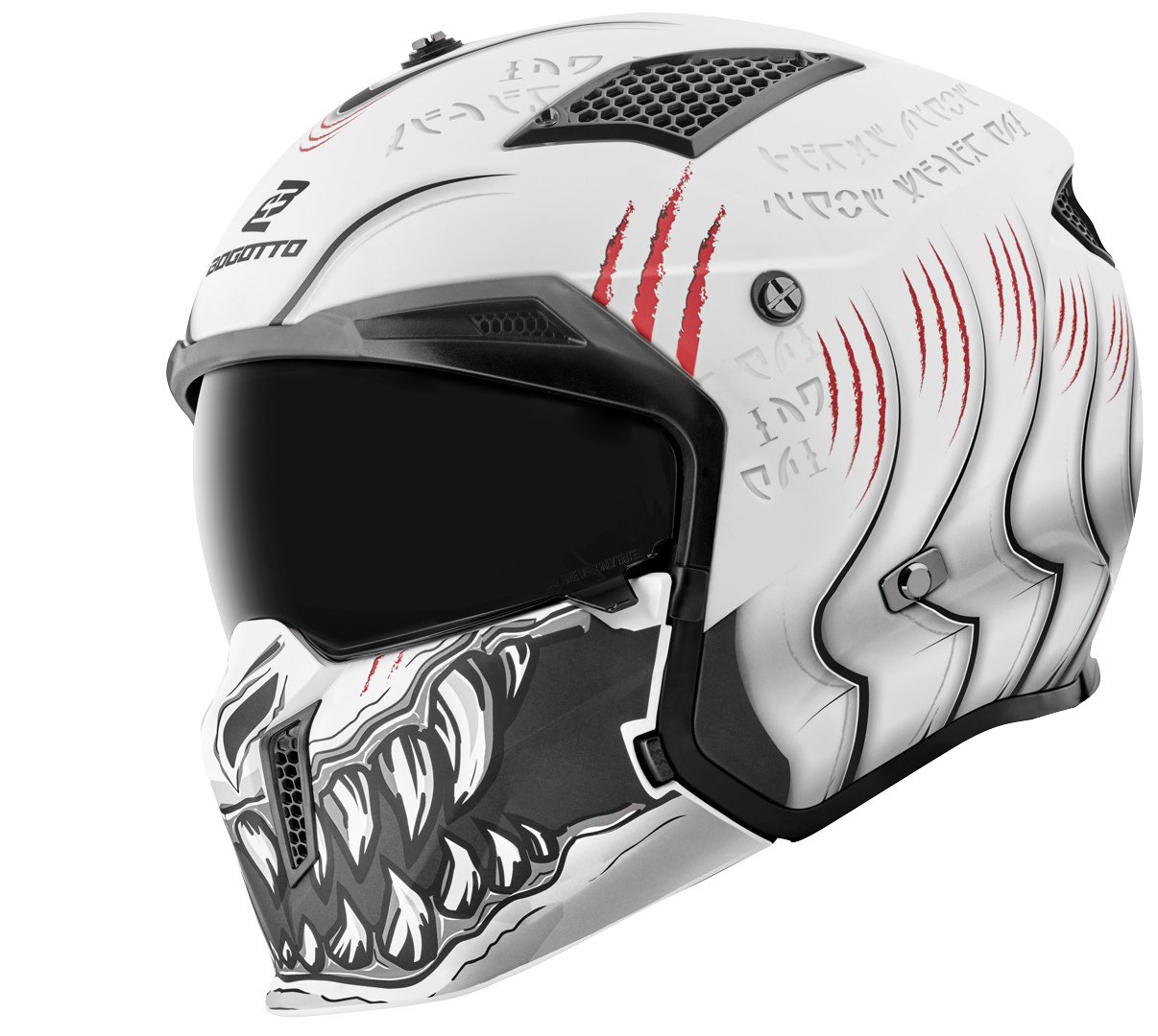 Side view of Bogotto Radic Waheela 22.06 Helmet, white, Size L for Men