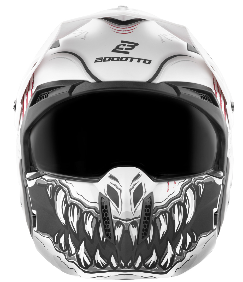 Side view of Bogotto Radic Waheela 22.06 Helmet, white, Size L for Men