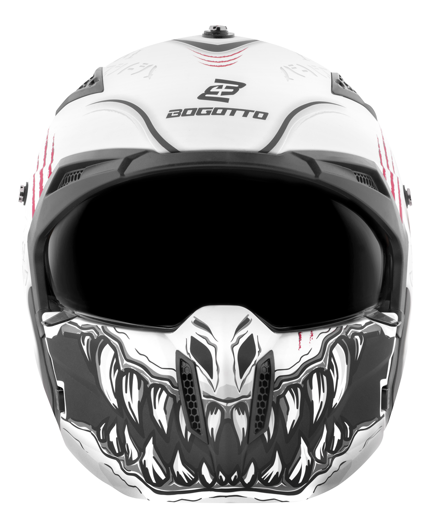 Side view of Bogotto Radic Waheela 22.06 Helmet, white, Size L for Men