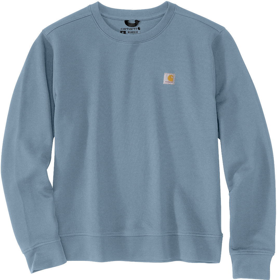 Carhartt Relaxed Fit Midweight French Terry Crewneck Damen Sweatshirt, blau, Größe S