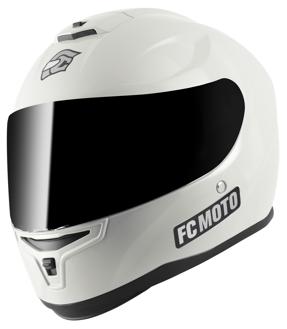 FC-Moto FF114B Casque, blanc, taille M pour Hommes