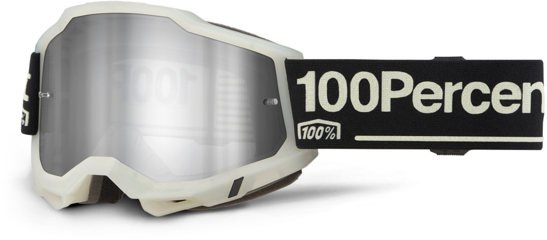 100% Accuri II Glow Motocross Goggles, black for Men-image-756828660