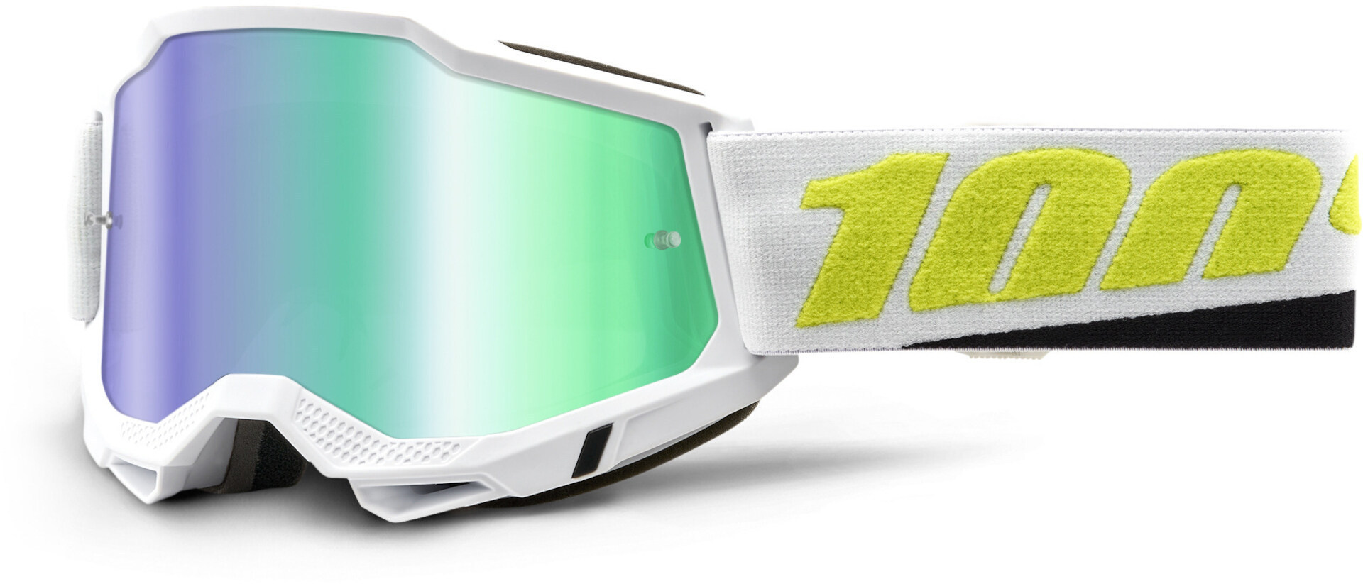 100% Accuri II Peyote Motocross Goggles, white for Men