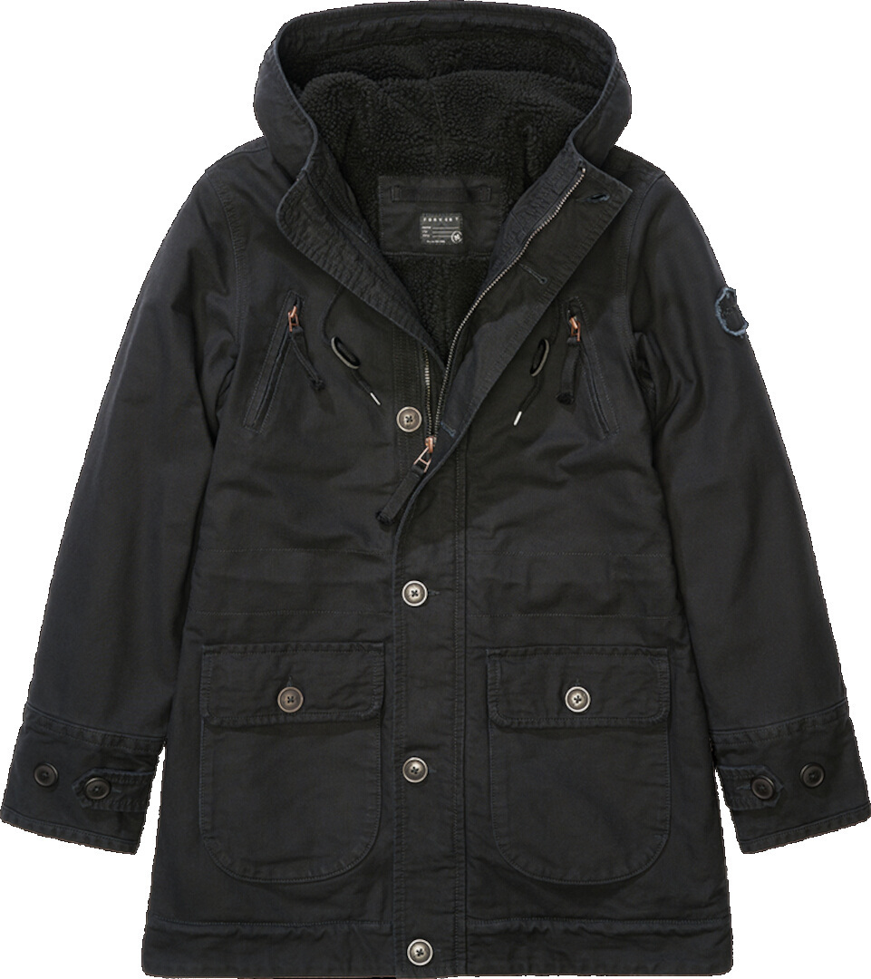 Brandit Forvert Fiss Ladies Textile Parka, black, Size L for Women