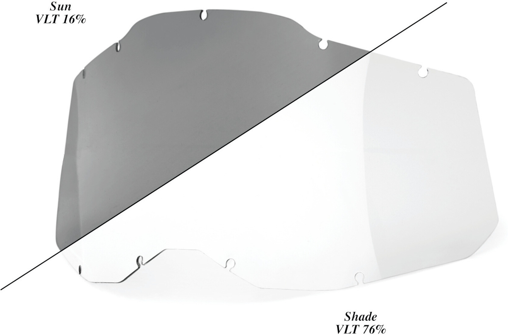 100% Racecraft II/Accuri II/Strata II Photochromic Udskiftning af objektiv til mand