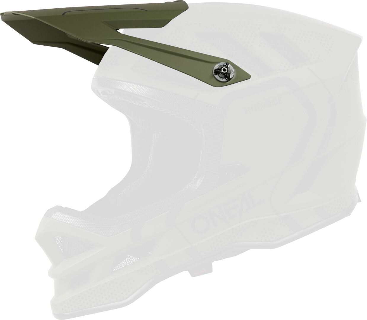 Oneal Blade Polyacrylite Strike Helmet Peak, black-green for Men-image-585895656