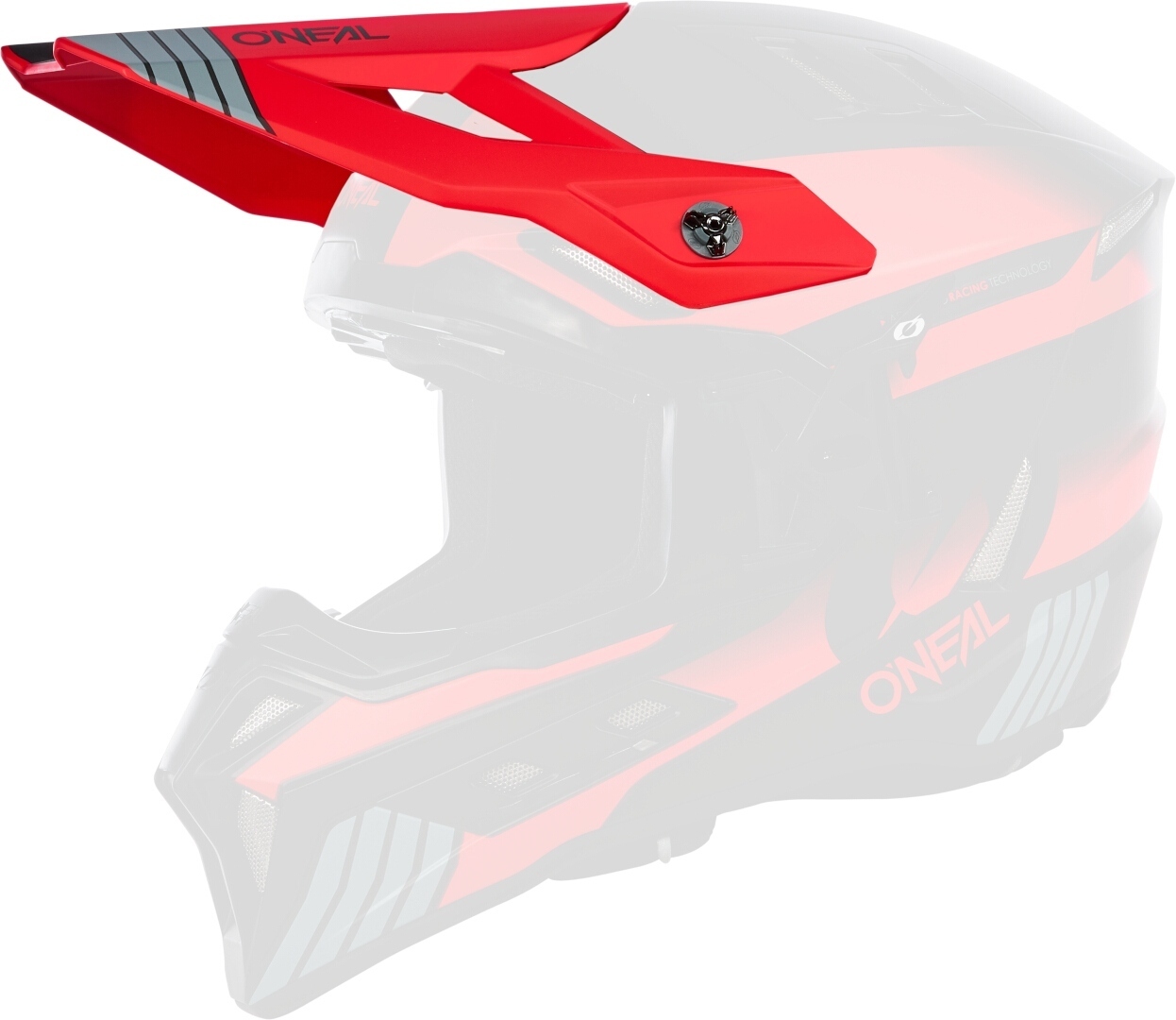 Oneal EX-SRS Hitch Helmet Peak, red for Men-image-939045816