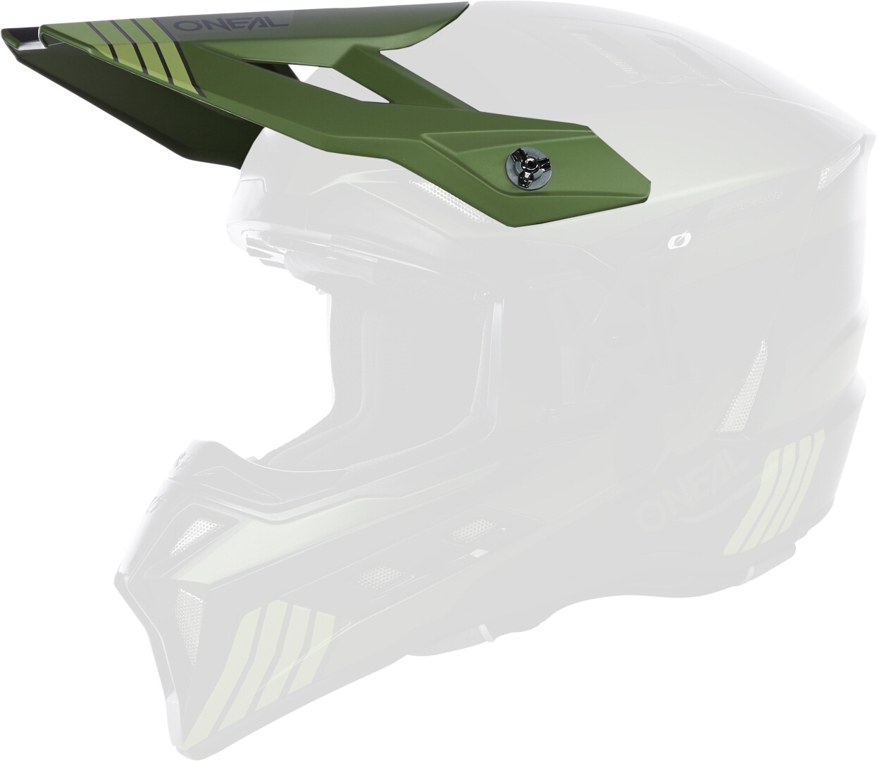 Oneal EX-SRS Hitch Helmet Peak, green for Men-image-939045819