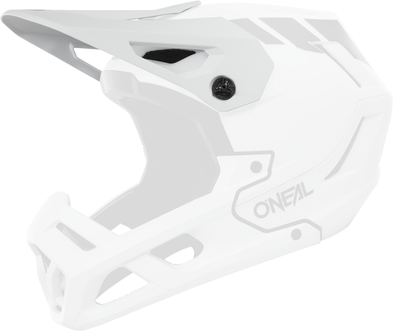 Oneal Men's White Sl1 Crest Helmet Peak, For