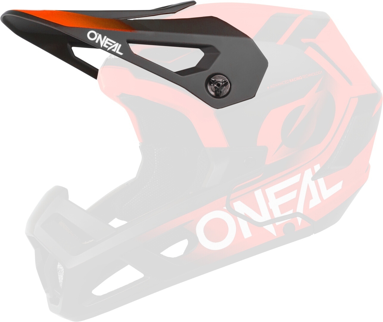 Oneal Men's Black Red Sl1 Strike Helmet Peak, Black-Red For