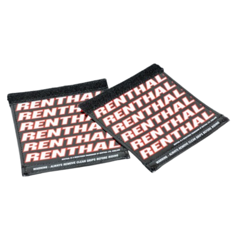 Renthal Unisex Black Grip Protector Clean Grips - /Red