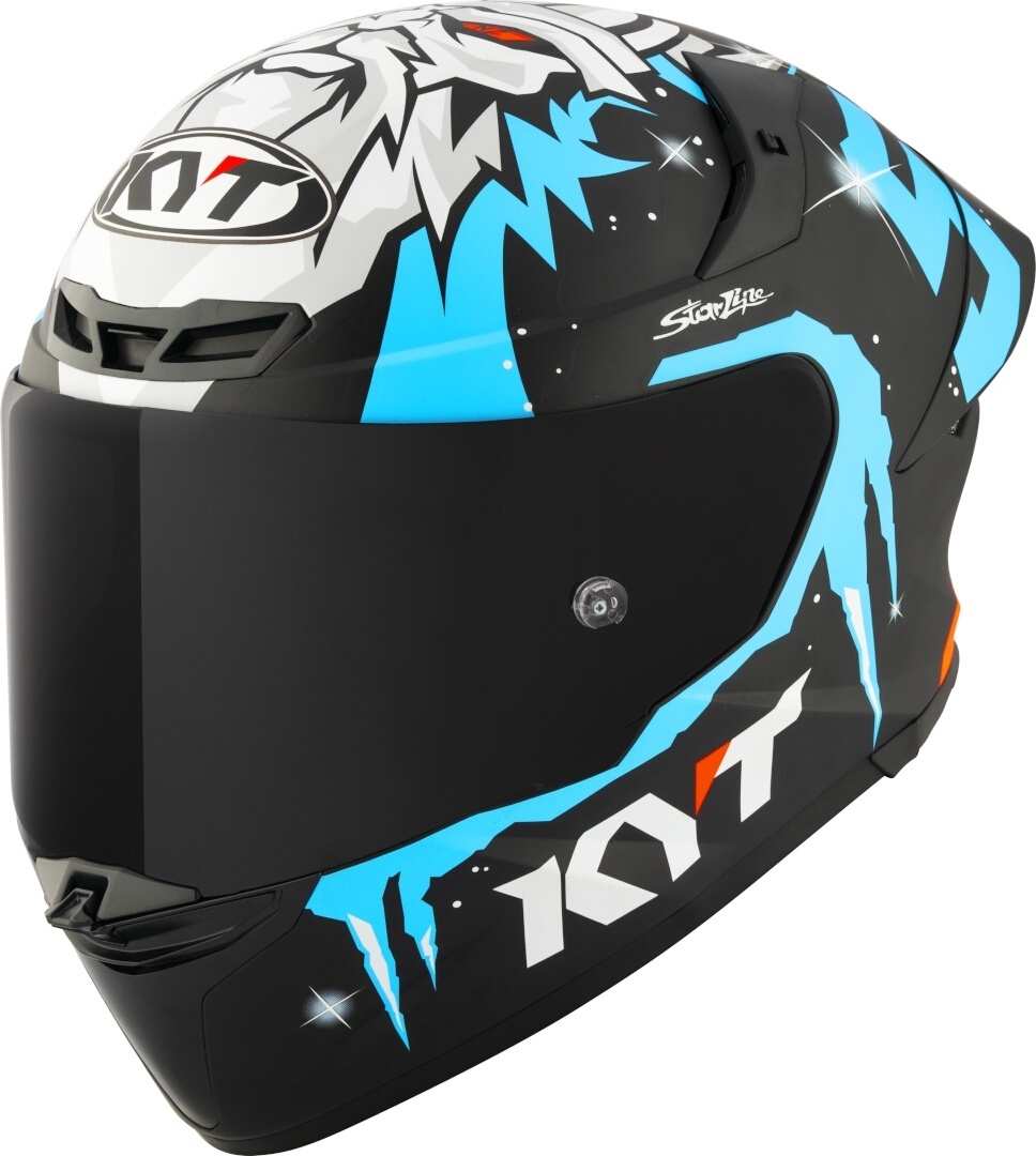 Kyt Tt-Revo Masia Replica Winter Test Helmet, Blue, Size S For Men