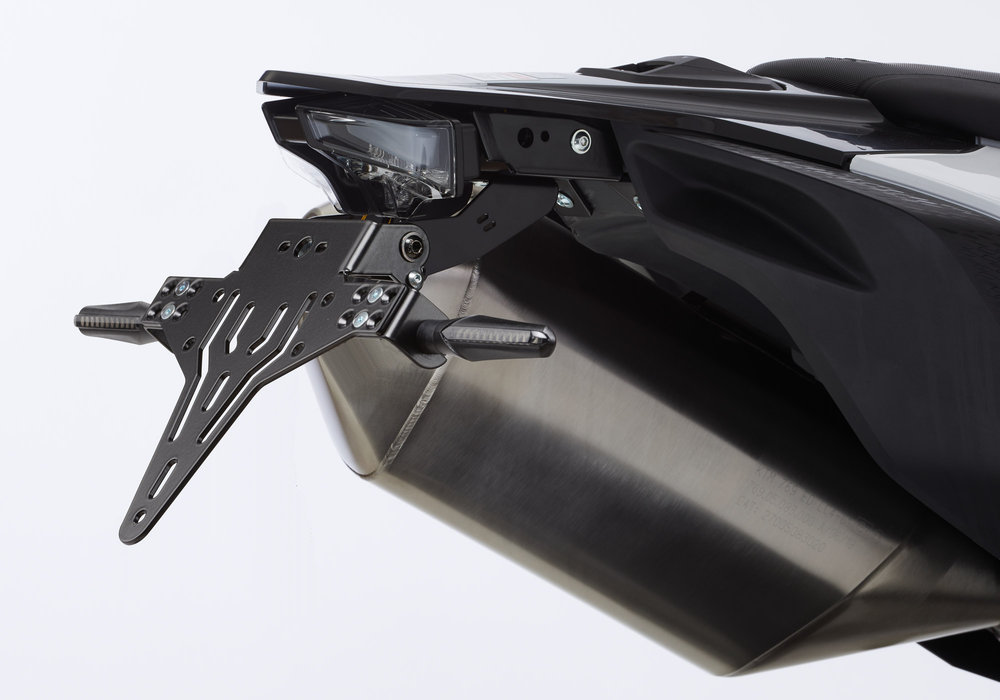 Suporte para chapa PROTECH revestido a pó aço inoxidável preto